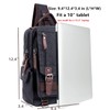 Leaper Canvas One Strap Sling Cross Body Messenger Bag Shoulder