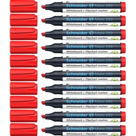 Schneider Maxx 293 Marker Pen Set 1 + 4 mm, Cap-Off Ink red