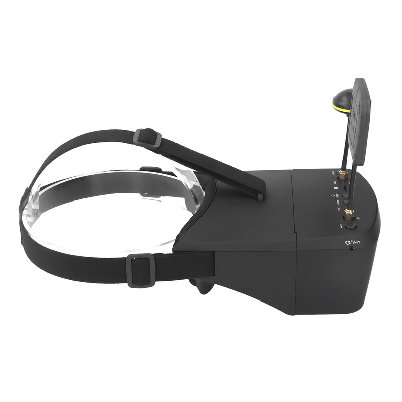 EV800D FPV Goggles with DVR 40CH 5 Inch 800x480 Resolution