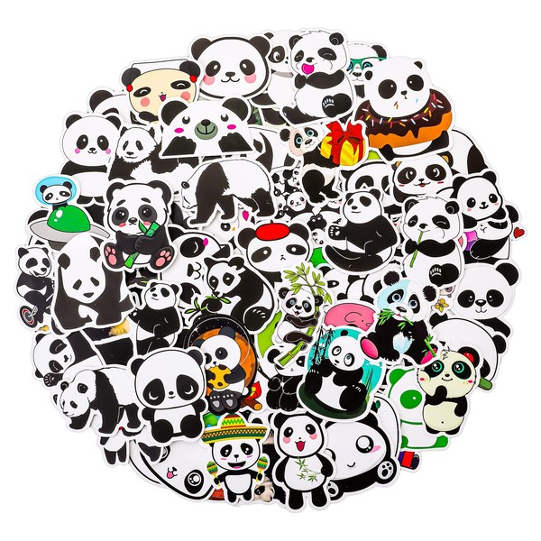 cobee Panda Stickers, Pack of 100 Panda Stickers