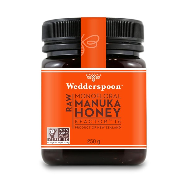 WEDDERSPOON Manuka Honey 250g | 550+ Certified MGO Content | 100% Raw Premium Honey from New Zealand