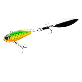 Duel F1183-HGGR-Gold Green Hardcore Solid Spin Lure, Sea Bass Flounder, Fishing Gear, Saltwater Fishing, Sea Bass, 2.0 inches (50 mm), 0.8 oz (22 g)