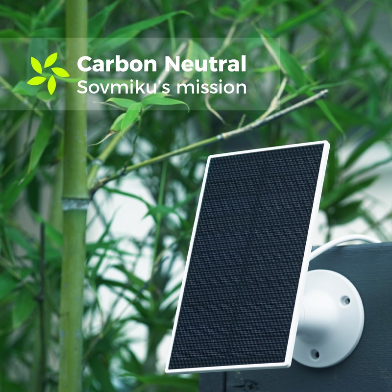 Vicohome 5V Solar Panels for Security Cameras, 23% Energy Conversion