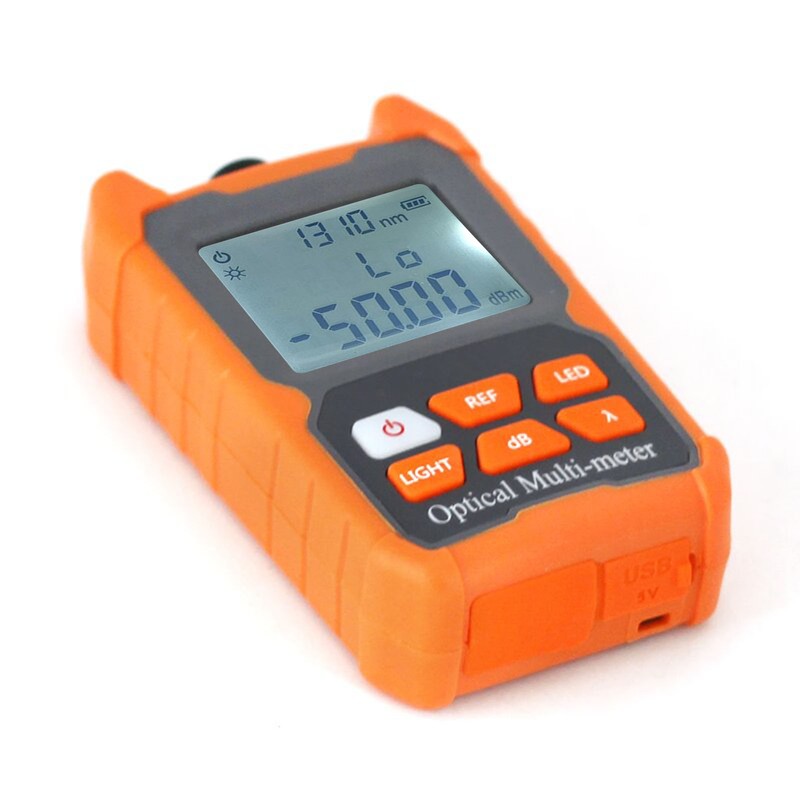 Optical Power Meter ‑50‑26dbm Portable Fiber Optic Tester FC SC