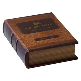 Interform GD-7519 Small Storage Book Box Brown W 6.4 x D 8.1 x H 2.2 inches (16.2 x 20.5 x 5.5 cm)