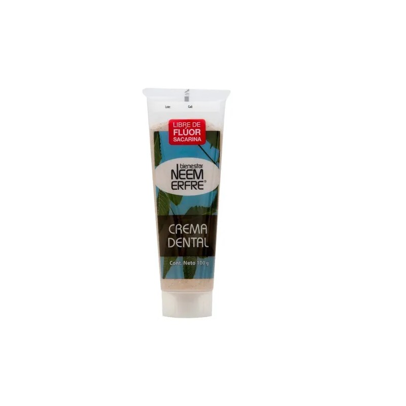 Crema Dental De Neem Artesanal Sin Fluor Natural- Pack De