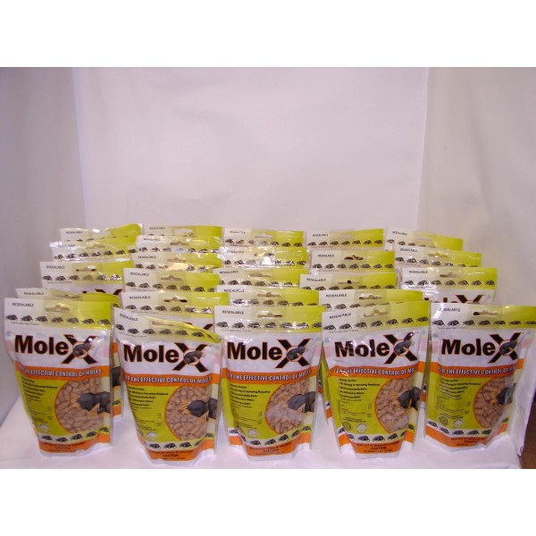 Molex 3 Packs MoleX Mole Repelling Control Pellets 8 oz