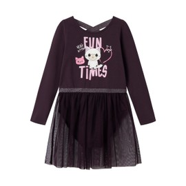 NAME IT Girl Gabby's Dollhouse Tracksuit, Plum Perfect