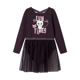 NAME IT Girl Gabby's Dollhouse Tracksuit, Plum Perfect