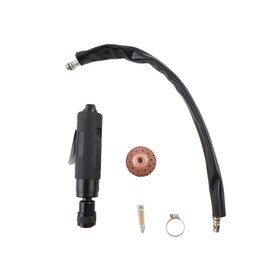 CDZHLTG 2500rpm Low Speed Air Tire Buffer, 35mm Pneumatic Buffing Tool with Whip Hose, Variable Speed Tire Grinder for Inner Liner Cleaning, Reaming and Drilling