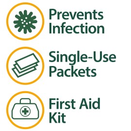 Globe (25 Pack) Globe Triple Antibiotic Ointment 0.9g Single Packets.