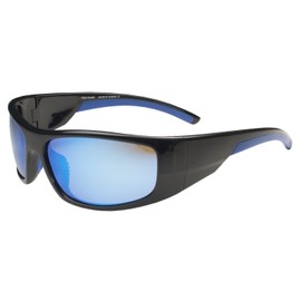 JiMarti Polarized Sunglasses JMP07 (Black & Blue Mirror)