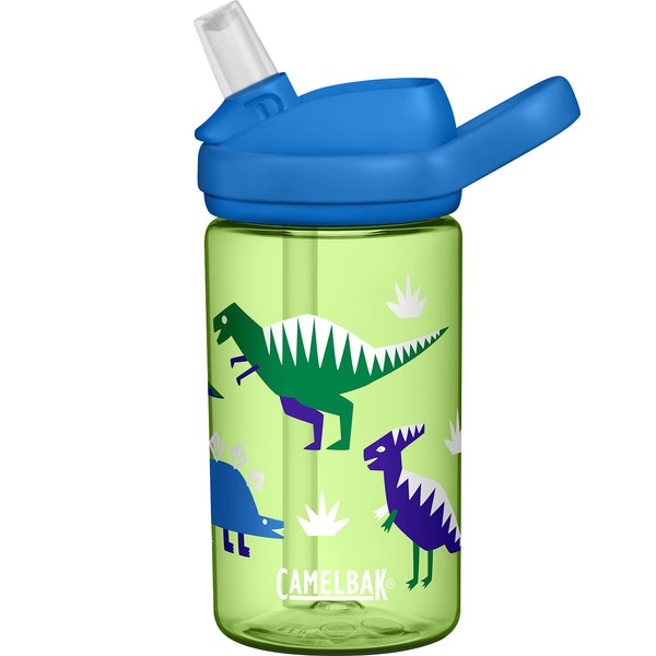 CamelBak Eddy+ Kids BPA-Free Water Bottle with Straw, 14oz, green, Model Number: 2282301040