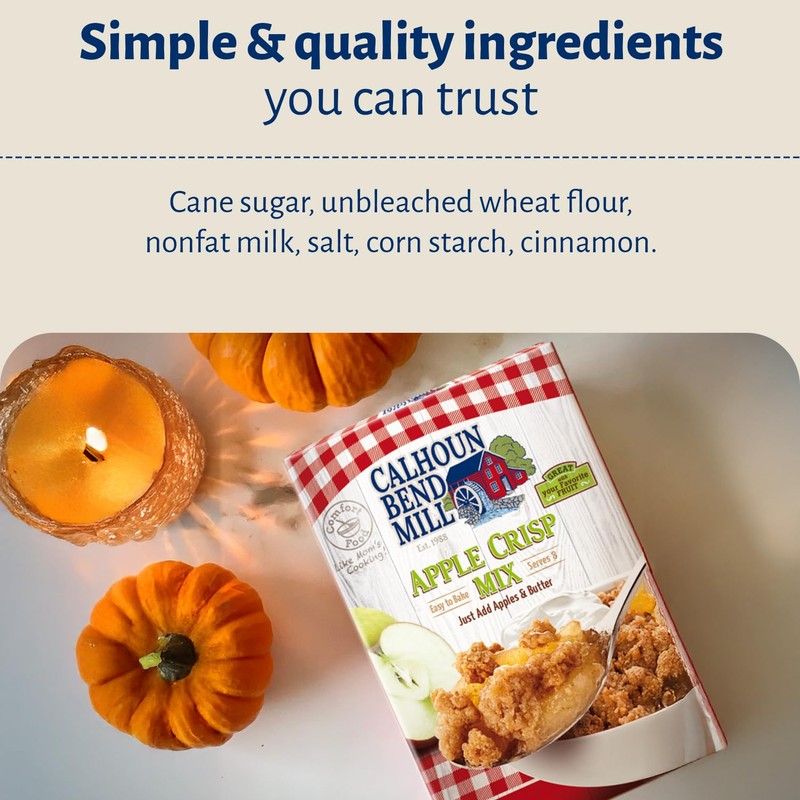 Calhoun Bend Mill Apple Crisp Mix | Easy Fall Dessert