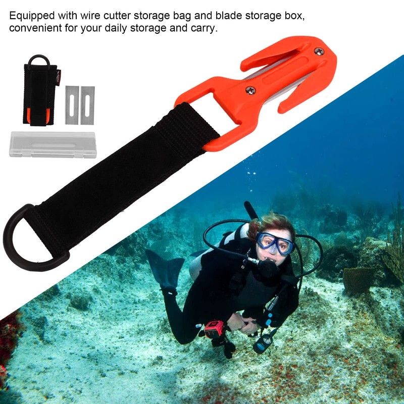 Scuba Belt Cutter Sharp Sheet Durable Rescue Diver Safety Cable