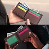 Energather Men's Wallets, PU Leather Men's Wallets for Men, Portable