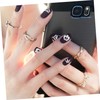 Outanaya 12pcs Rhinestones Nail Art Decorations for Manicure Nail for