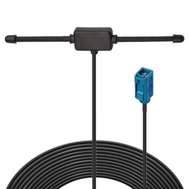 Bingfu Car Stereo AM FM Antenna, Hidden Windshield Paste FM Radio Antenna Compatible with Vehicle Car Stereo Audio Radio Media Head Unit Receiver