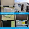 17PCS RV Screen Door Cross Bar Adjustable 54cm to 72cm