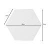EXERZ Hexagon Stretcher Frame Pack of 5 Canvas Framed Art
