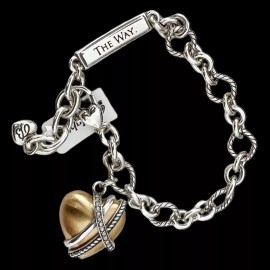Brighton Neptune's Rings Golden Heart Bracelet NWT $72