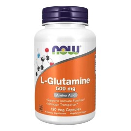 Glutamina 500mg Amoniácidos 120 Capsulas Veganas Originale
