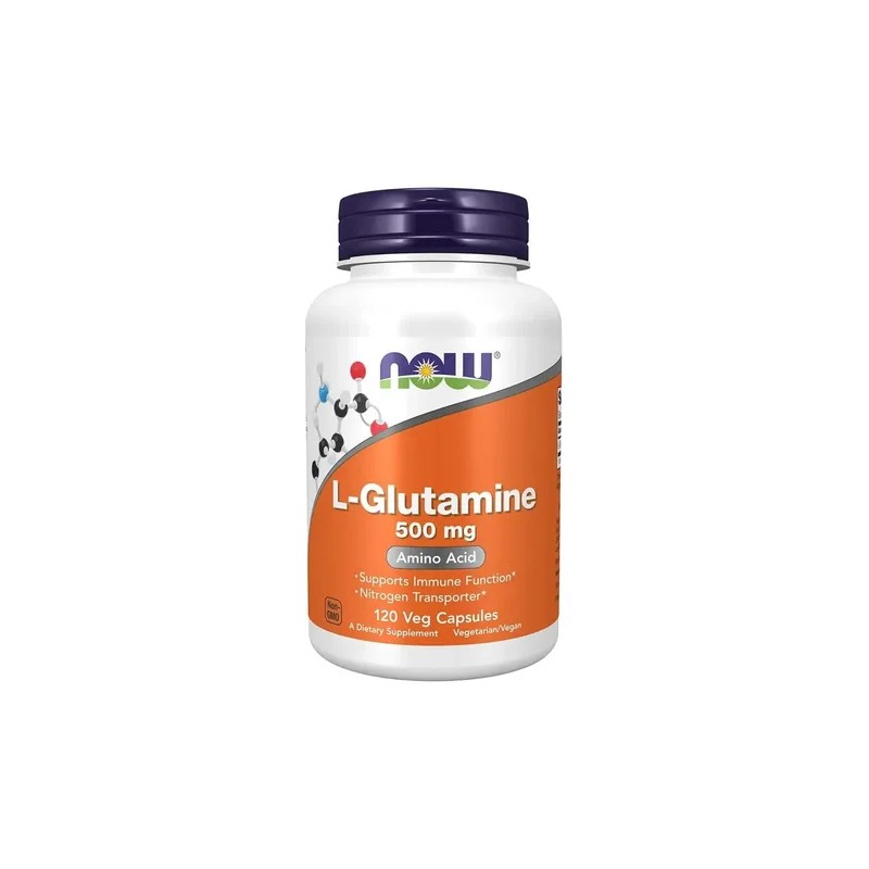 Glutamina 500mg Amoniácidos 120 Capsulas Veganas Originale