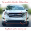 ROKY 5PC For Edge 2015-2018 Upper Lower Chrome Grille Mesh