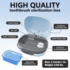UV Toothbrush Covers Case San itizer and Holder with Light,Toothbrush