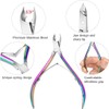 BZKSER Cuticle Remover - 2 Pieces Cuticle Scissors with Cuticle