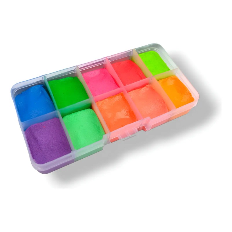 Paleta De Maquillaje Base Agua Pintacaritas Neon/metal 100gr