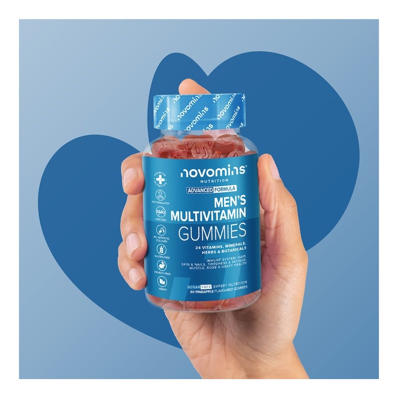 Novomins Men's Gummy Multivitamins 60 Gummies