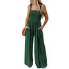 Dokotoo Womens Plus Size Green Jumpsuits for Women Overalls Loose