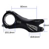 UPANBIKE 31.8mm Bicycle Stem 15 Degree Handlebar Stem Length 80mm