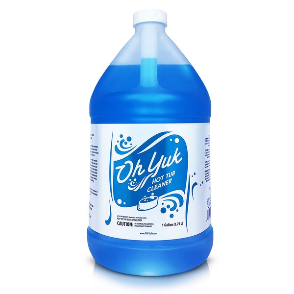 Oh Yuk Healthy Hot Tub Cleaner, The Most Effective Hot Tub Cleaner for Indoor and Outdoor Hot Tubs and Spas - 1 Gallon