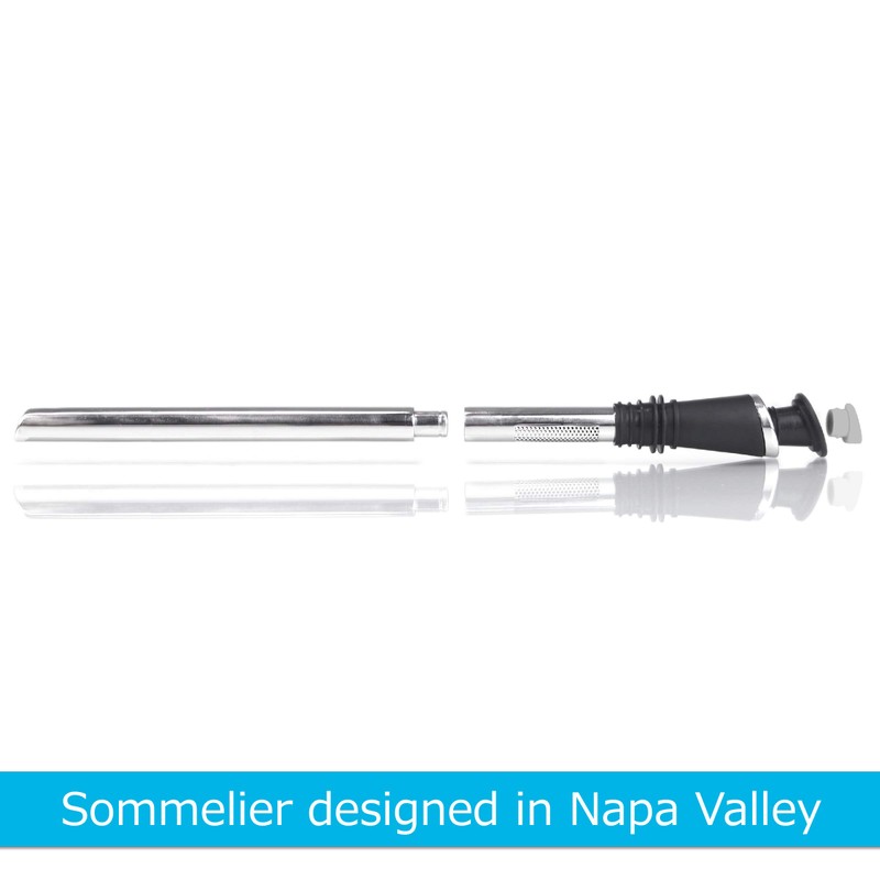 Soireehome Tempour Gourmet Filter, Stopper, Aerator & Pourer for Wine
