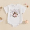 Baby Boys Girls Baseball Rompers Newborn Infant Bow Game Day