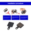 Be In Your Mind 2 Pairs Brake Pads Replacement for