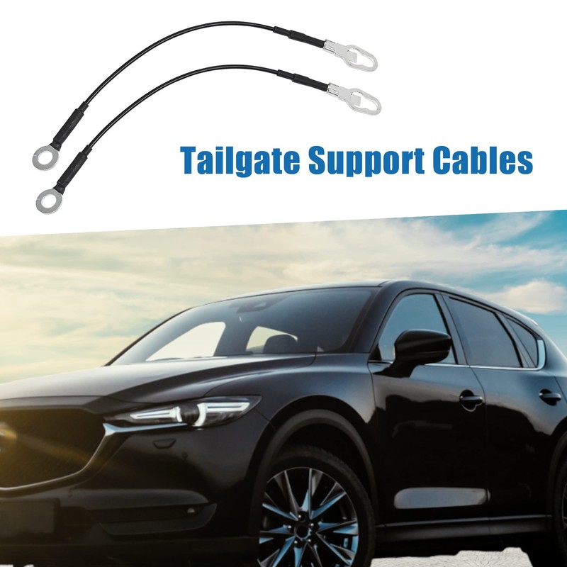 A ABSOPRO Car Truck Tailgate Tail Gate Cables for Mazda