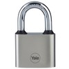 Yale Iron Disc Padlock 70mm - Nickel Plated - Hardened