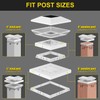 T-SUN Bright Solar Post Cap Lights 6 Pack – Outdoor