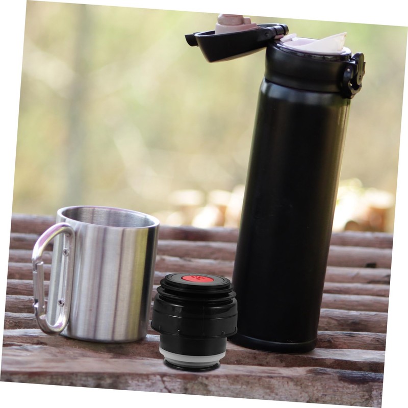 Zerodeko 2pcs Vacuum Flask Stopper Replacement Leak Lid for Insulated