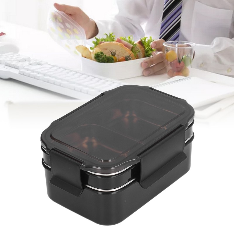 304 Stainless Steel Electric Lunch Box Double Layer Insulated Lunch
