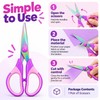 Titanium-Plated Craft Scissors for Sewing & DIY Projects – Versatile