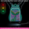 KLFVB 3PCS Girls Mermaid Backpack, Water Resistant Kids Unicorn Bookbag