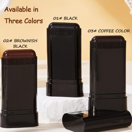 2 in 1 Portable Hair Coloring Comb,Convenient Comb Hair Dye, Portable Gray Hair Color Covering Comb for Quick Touch Up, Hair Dye Comb for Women and Men (01# Black)