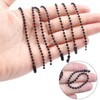 Ball Chain with Connector Silver 12cm (Black 50pc)