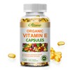 Organic Vitamin E Capsules Supplement for Hair Skin Nail Face