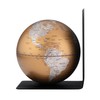 TROIKA Globe with Metal Bookends 5.1 inches (13 cm) Diameter