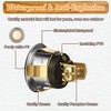 Dreyoo 2 Pack Lighted Doorbell Button Replacement, Easy to Install